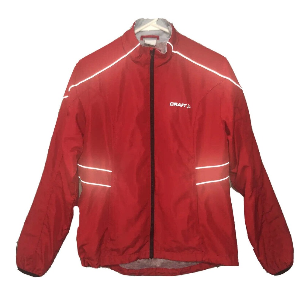 Craft L3 Protection Performance Mens SZ M Jacket Red Zip Hypervent